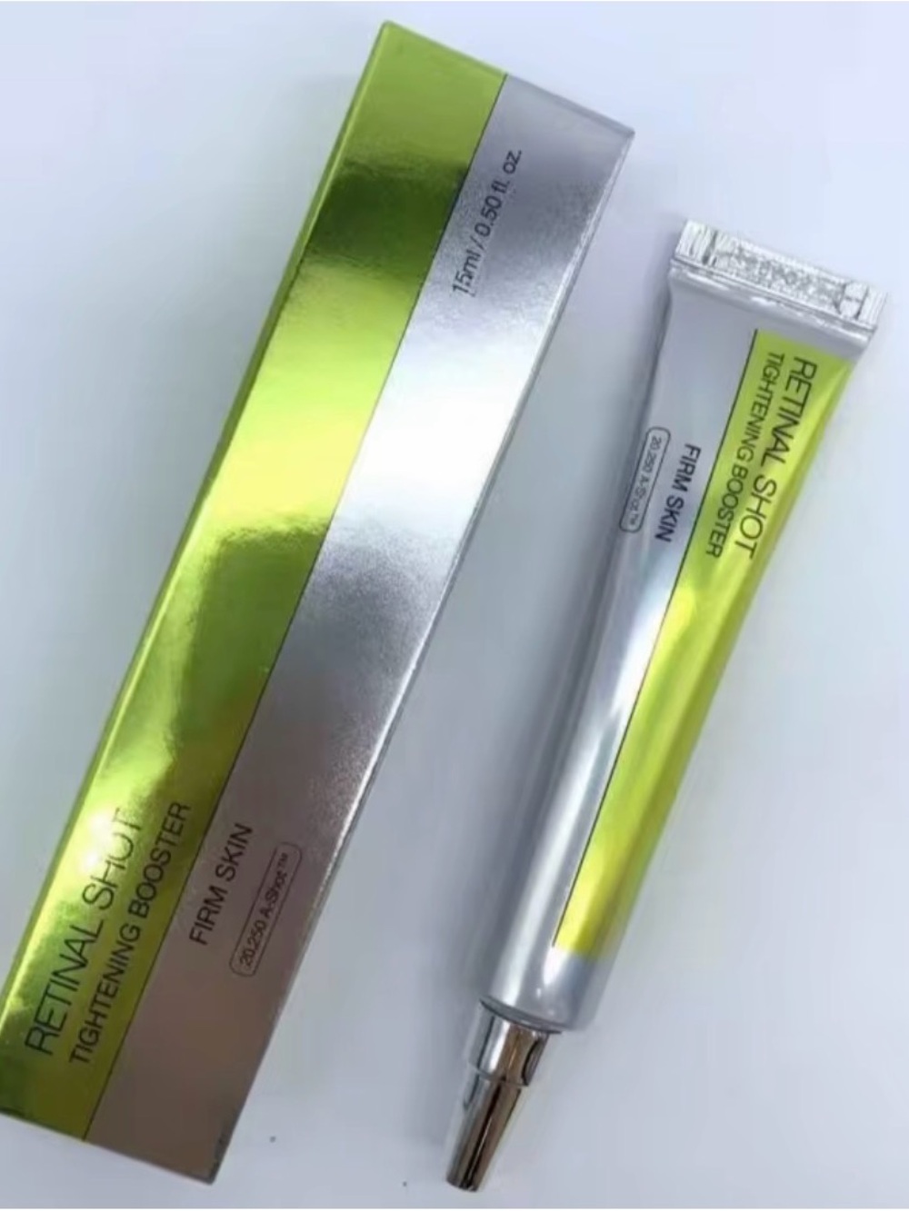Retinal Shot Tightening Booster Eye Cream - Silver & Lime